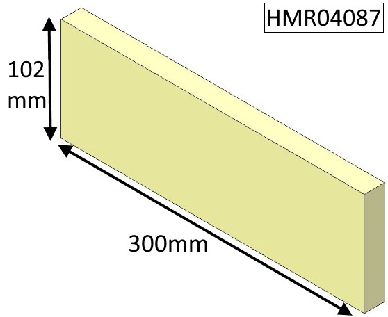 Di Lusso R4 Rear Centre Brick - 300mm x 102mm 
