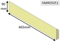 Di Lusso R5 Lower Rear Brick - 465mm x90mm chamfered