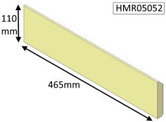 Di Lusso R5 Centre Rear Brick-  465mm x 110mm Chamfered 