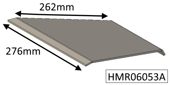 Di Lusso R6 Inset Left Hand Baffle - 262mm x 276mm