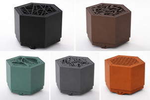Pollen Hex Smokeless Firepit - SMALL