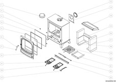 Arada Holborn 5 Widescreen Exploded Diagram