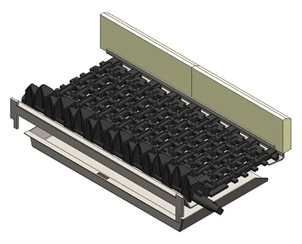 Hunter Herald 8 Multifuel Conversion Kit - Single Door