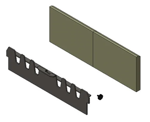 Hunter Herald 8 Wood Conversion Kit - Double Door