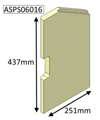 Parkray Aspect 6 ECO Left Hand Side Brick
