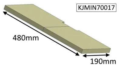 Jetmaster 70i Inset Lower Baffle Brick 