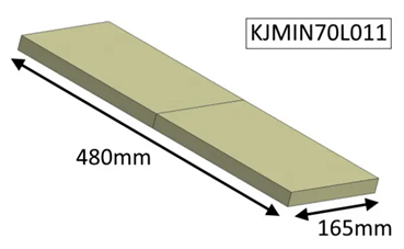 Jetmaster 70i Low Inset Lower Baffle Brick