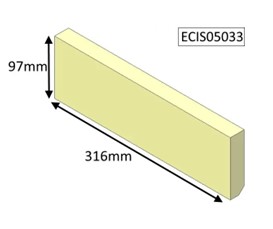 Parkray Aspect 5 Slimline Lower Rear Brick