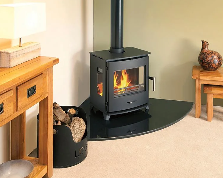 Pevex Newbourne 40FS with Side Windows Multifuel Stove - 5kw