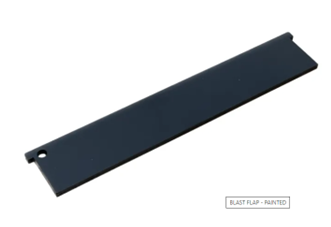 Portway Balanced Flue Gas Blast Flap - Painted