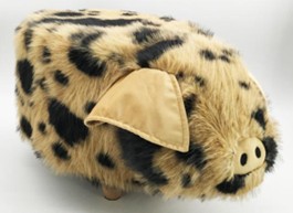 Gardeco Sandy the Sandy & Black Pig Footstool - ** CURRENTLY OUT OF STOCK **