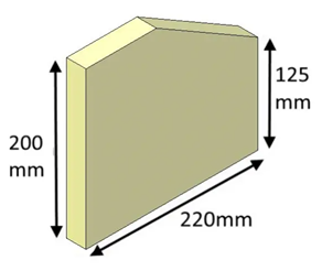 Hunter Cleanburn / Eco Ideal Side Brick - MKII - 220mm x 200mm