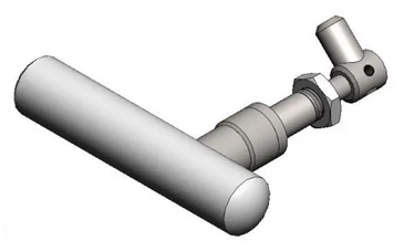 Hunter Cleanburn Norreskoven Stainless Handle Assembly - Double Door