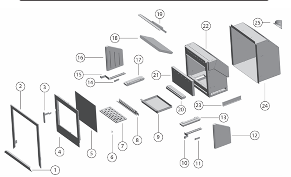 ACR Tenbury T550 ECO Exploded Drawing