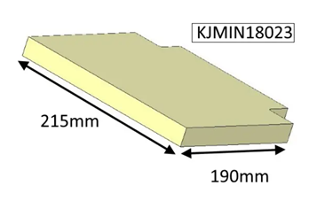 Jetmaster 18i Inset Upper Baffle Brick