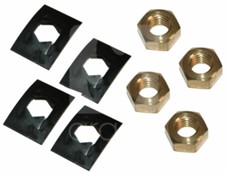 Villager Glass Clip with Nut (pack of 4)