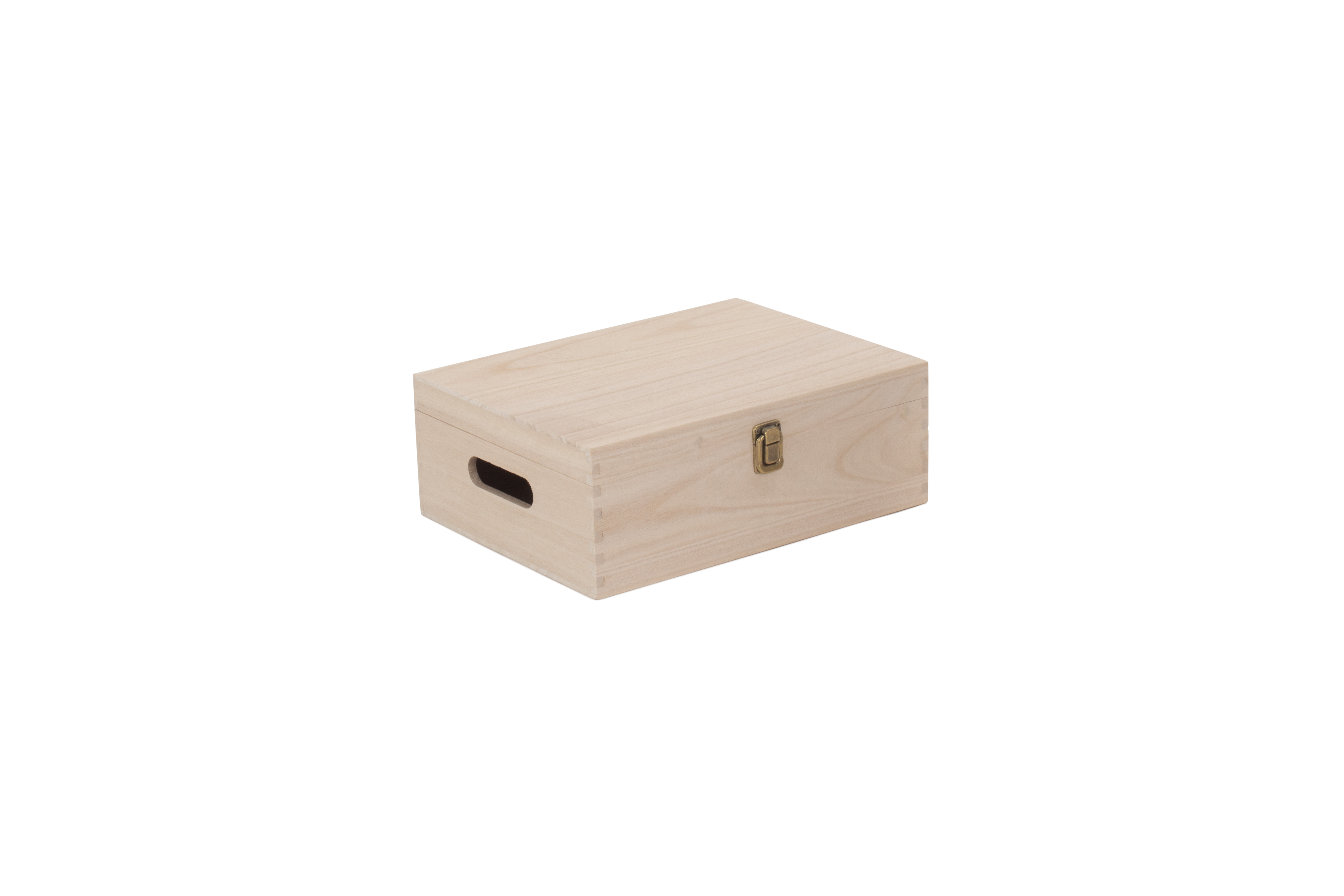 12 Inch Unvarnished Wooden Box