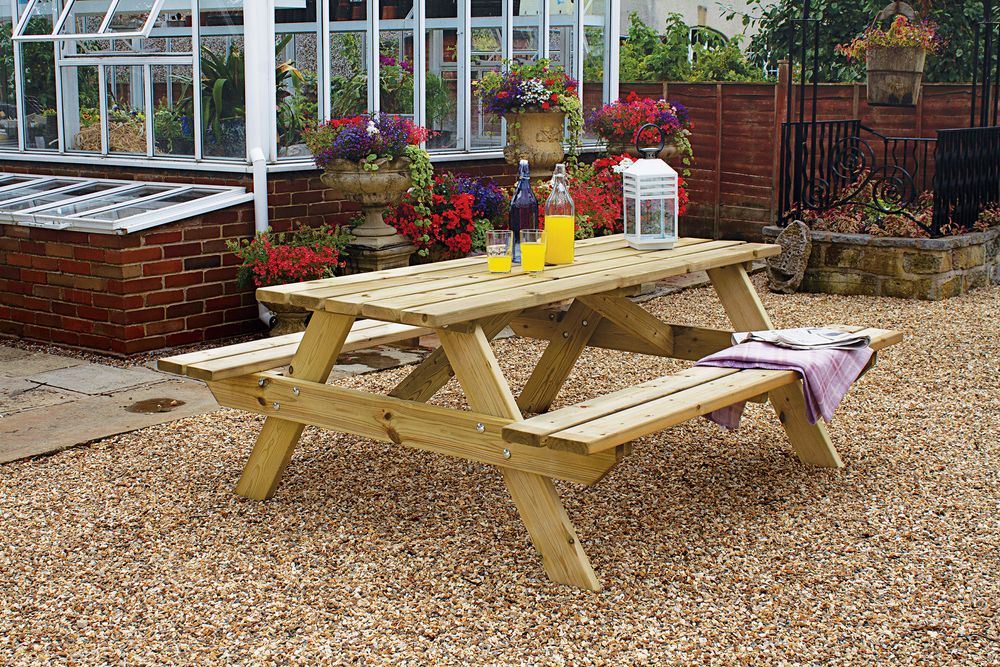 Woodshaw Appleton 6 Seater Picnic Bench