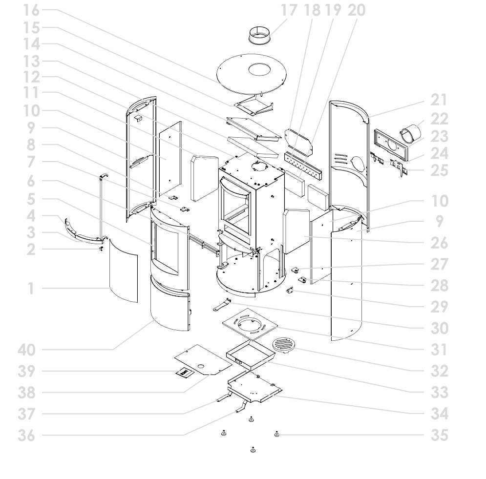 Woodford Astbury High Leg Door Assembly