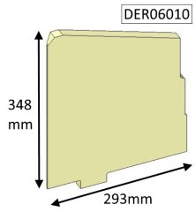 Di Lusso R6 Inset Left Hand Side Brick - 348mm x 293mm Shaped