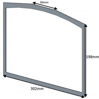 Hunter Glass Gasket - Single Door