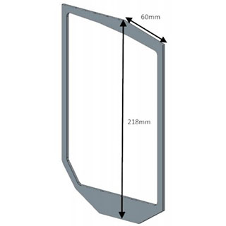 Hunter Glass Gasket - Double Door