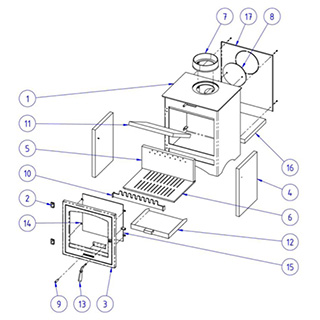 Helios 8 Stove Body