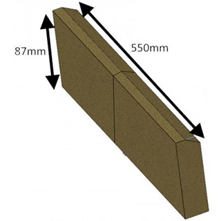 Hunter Herald/ Parkray Consort Rear Brick