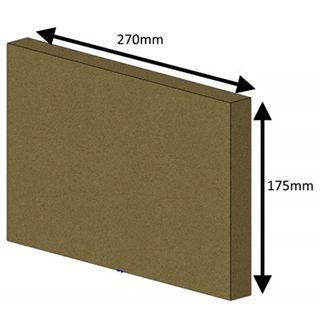 Hunter Hawk 3 Vermiculite Throat Baffle Brick - CLEARANCE