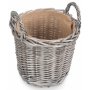 Kent Small Round Lined Wicker Basket