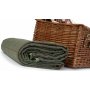 6 Person Green Tweed Classic Picnic Hamper