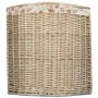 Large Antique Wash Corner Laundry Basket With Garden Rose Lining