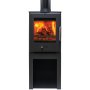 Pevex X30 Cube Compact Multifuel Stove - 4.2kW