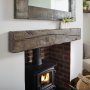 Oak Beam Mantel - Reclaimed