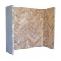 Urban Dusk Herringbone Fireplace Chamber