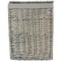 Large Square Laundry Basket With Grey Sage Lining