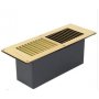Stadium Floor Vent - Brass