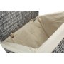 Large Grey Wash Square Laundry Basket With White Lining