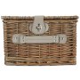 2 Person Grey Checked Chiller Hamper