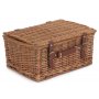 4 Person Green Tweed Classic Picnic Hamper