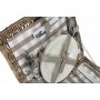 2 Person Grey Checked Chiller Hamper