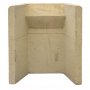Solid Clay Fireback 16 Inch