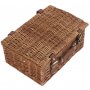 2 Person Green Tweed Classic Picnic Hamper