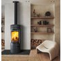 Hunter Halo Radial Cylindrical Woodburning Stove - 4.9kw