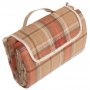 Autumn Red Tartan Picnic Blanket