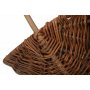 Large Rectangular Unpeeled Willow Garden Trug With Hessian Lining