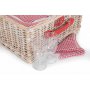 Red & White Gingham 2 Person Fitted Hamper
