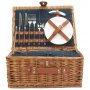 2 Person Blue Tweed Hamper