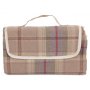 Lavender Tartan Picnic Blanket