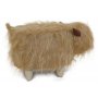 Gardeco Hazel the Light Brown Highland Cow Footstool